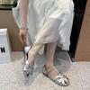 Retro Stil Sommer Aushöhlen Damen Flats Sandalen Mode Partykleid Gladiatorschuhe Zapatos De Mujer
