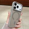 Luxury Matte Clear Shockproof Magnetic Case for iPhone 17 Air 16E 15 14 13 12 11 Pro Max Plus For Magsafe Metal Lens Armor Cover