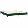 Maison Exclusive - Sommier à lattes de lit et matelas Vert foncé 180x200cm Velours