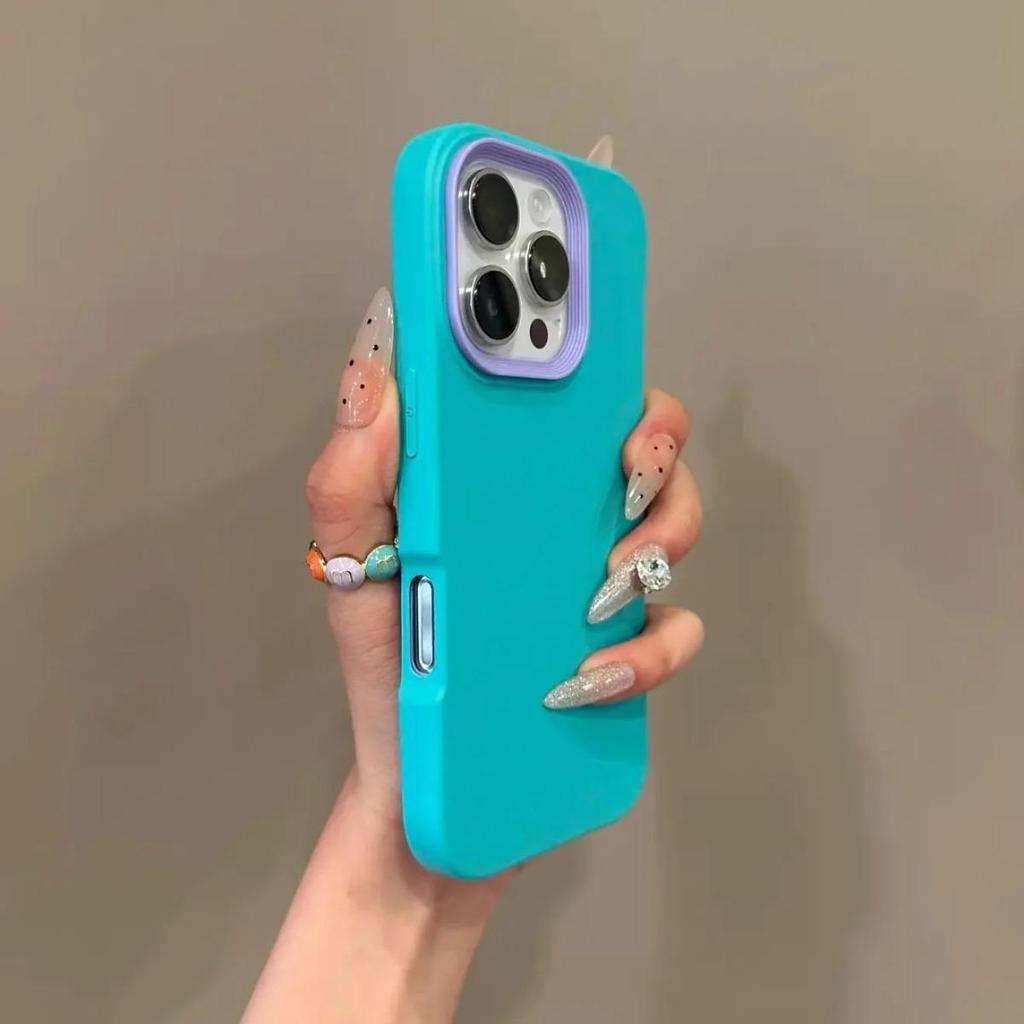 Bonbonfarbene Flüssigsilikon-Handyhülle für iPhone 17 Air 16 Plus 15 ProMax 14 13 12 Mini 11 Pro Max Harter Stoßfänger Stoßfeste Abdeckung