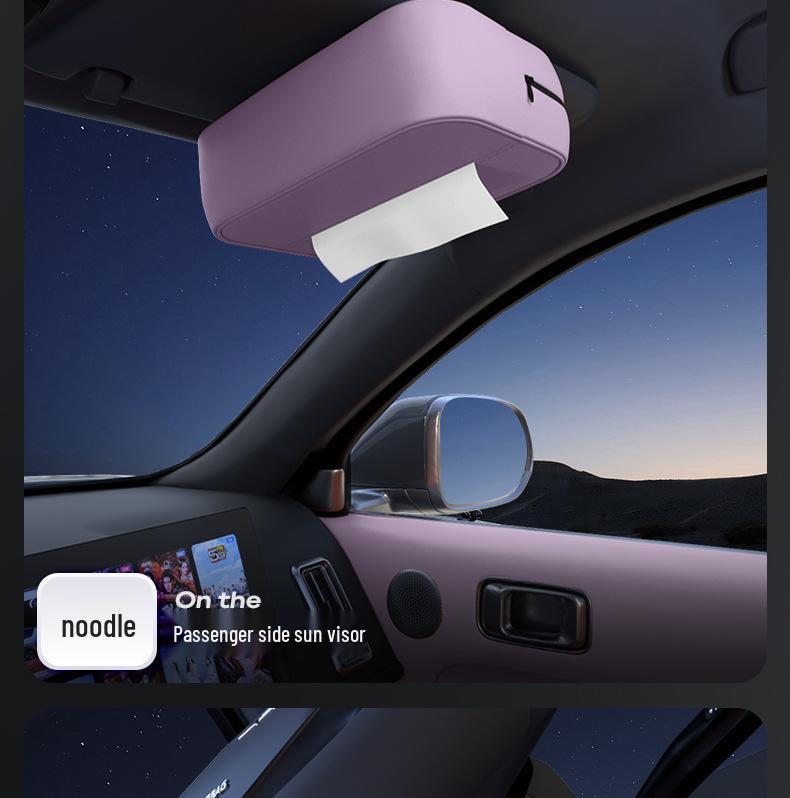 Xiaopeng P7 Tissue Box: Seat Armrest Accessory for Car Interior Decoration
