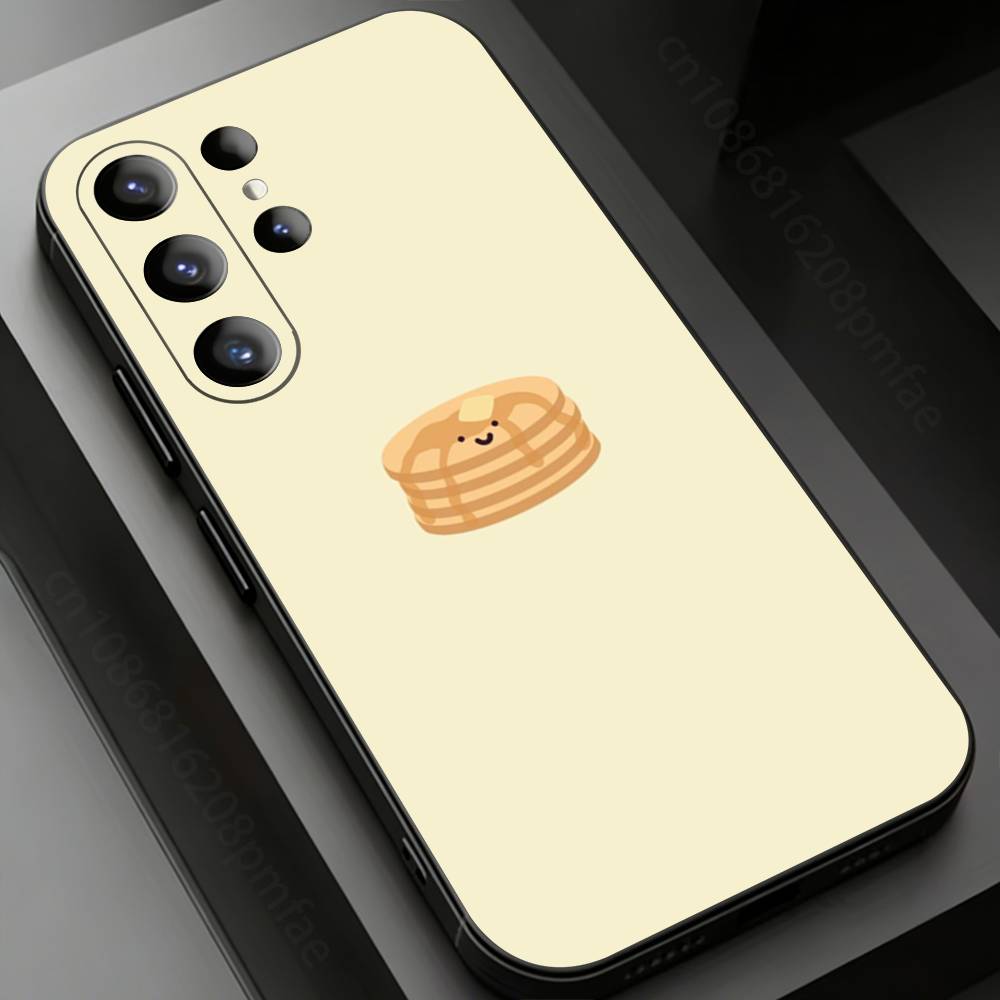 Kawaii Food Character Series Phone Case for Samsung Galaxy S20,23 Ultra S24,22 Plus S25,26,21FE TPU Cover
