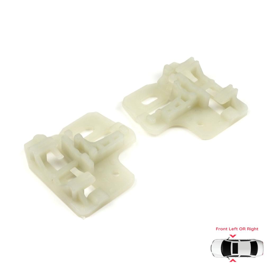 EWR211+EWR212 Power Window Regulator Repair Clips Front Left or Right Door for BMW X5 E53 2000-2006 51338254911 51338254912
