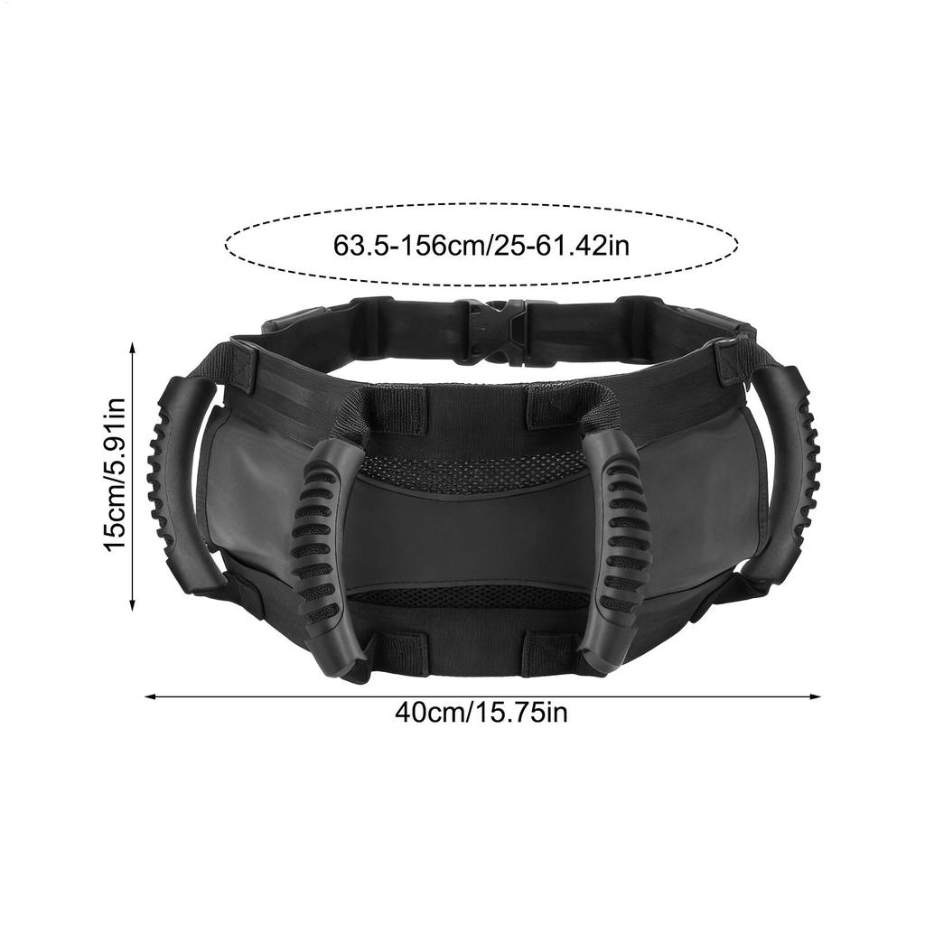 Motorcycle Passenger Handles Adjustable Safety Strap Motorbike Waist Belt Back Seat Handle For Riders Kids Adults ATV Snowmobile