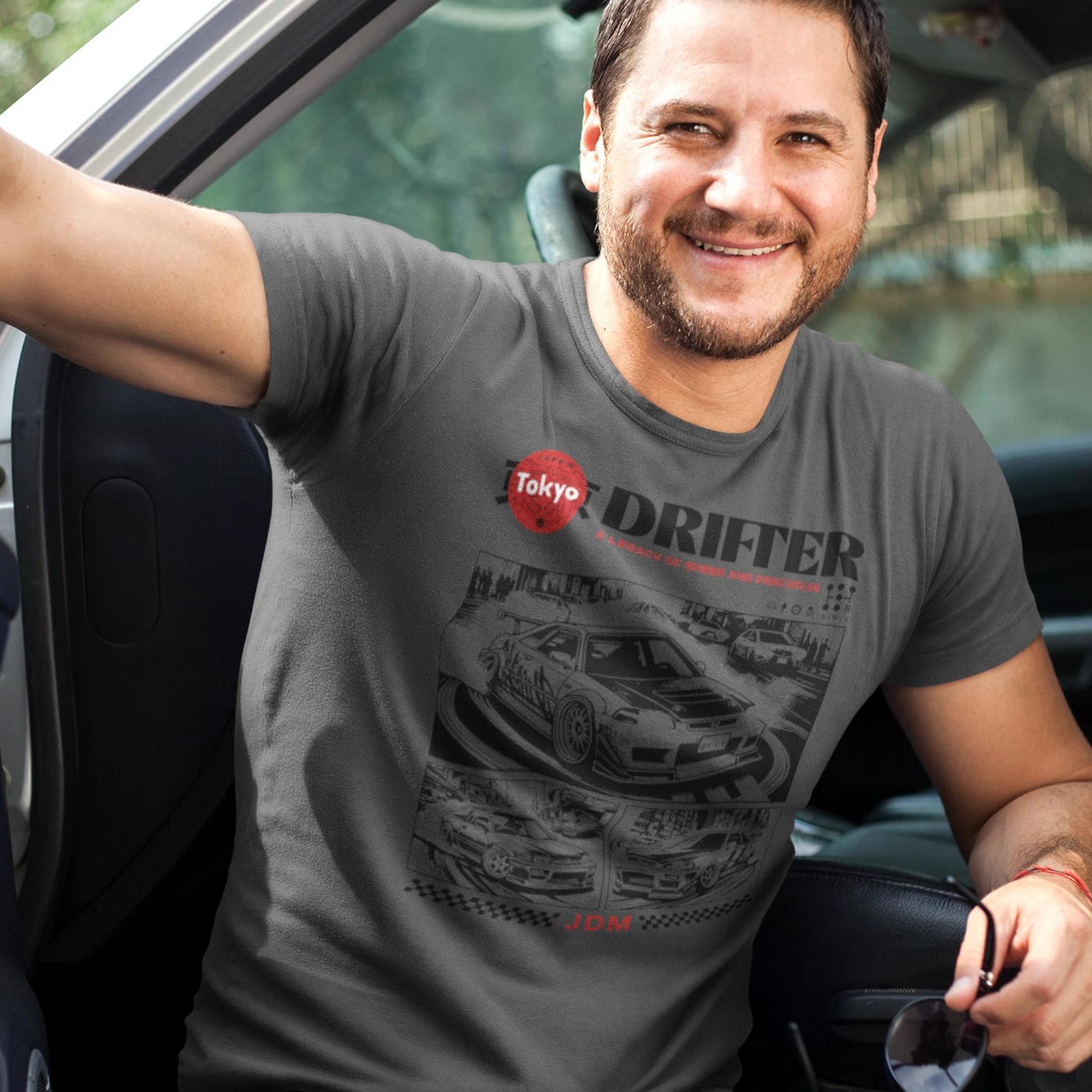 Tokyo Drifting Car Lovers Tee, JDM Tshirt, Street Racing Shirt, Race Trac M