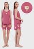 Women's Cotton Strap Shorts Pajamas Vienetta Xl Loose Nice Comfortable