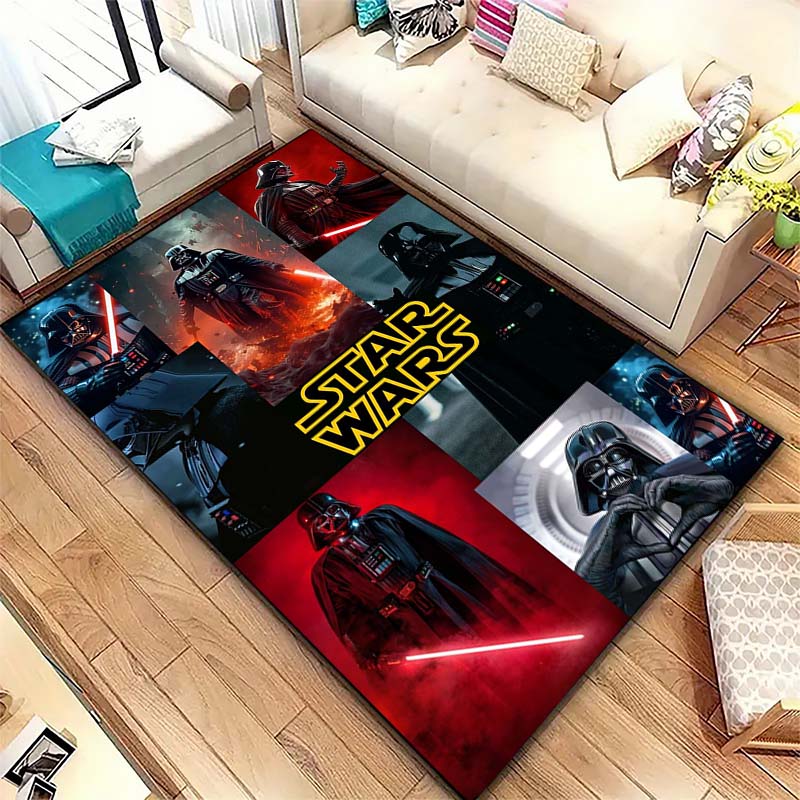 Star Wars Galaxy Printed Rug Non-Slip Floor Mat for Living Room Bedroom Kids Room Home Decor