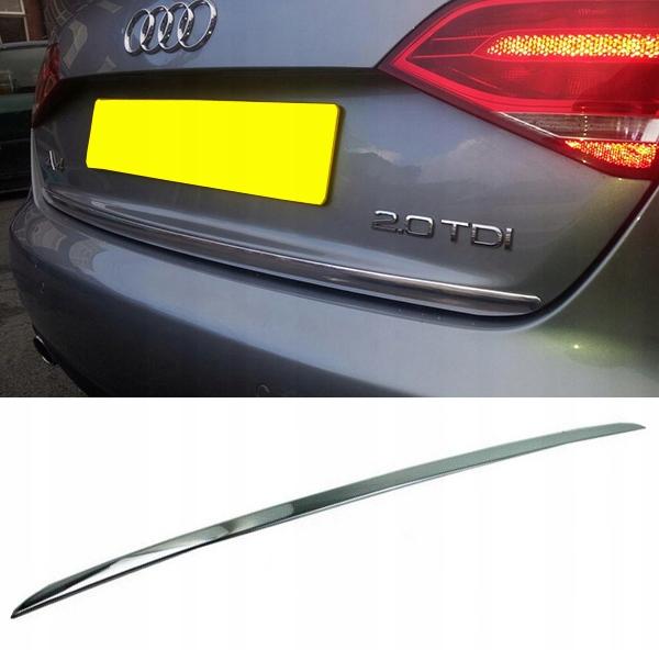 A4 B8 8K2 Saloon Chrome πορτμπαγκάζ - Accent πίσω πόρτας - Premium πίσω λεπτομέρεια αυτοκινήτου - Shine Enhancer Tuning