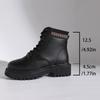 Women's Chelsea Boots 2025 Winter New Keep Warm Women Winter Wool British Style Mid Boots Women Riding Boots Bottes Femmes