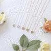 THE KISS Disney Princess Belle Silver Necklace 40cm DI-SN542CZ - Women's Double Ring with Rose Motif, Gift Box & Message Card