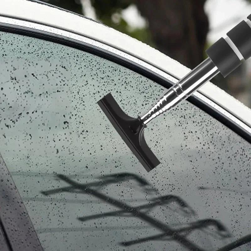 Retractable Car Rearview Mirror Wiper Portable Rainy Cleaning Supplies Rearview Mirror Water Remover Glass Rain Cleaning Tool