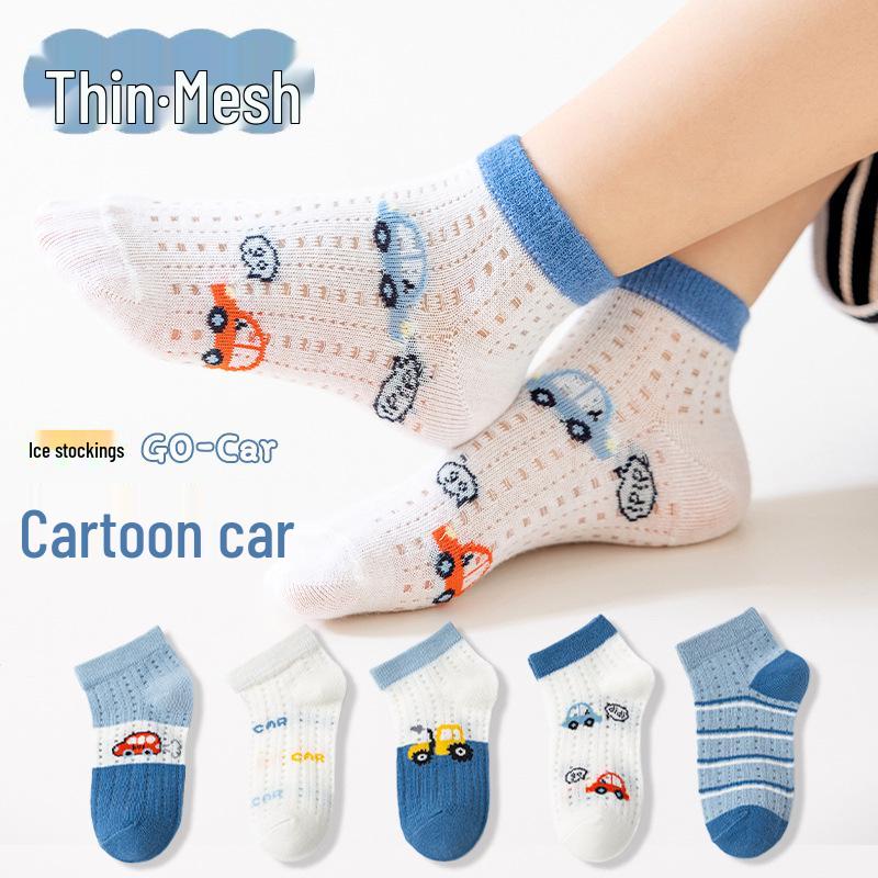 Children's Cartoon Mid-Calf Socks - Multiple Styles, For Boys, Girls, and Babies, Perfect for Autumn/Winter Sports and Students