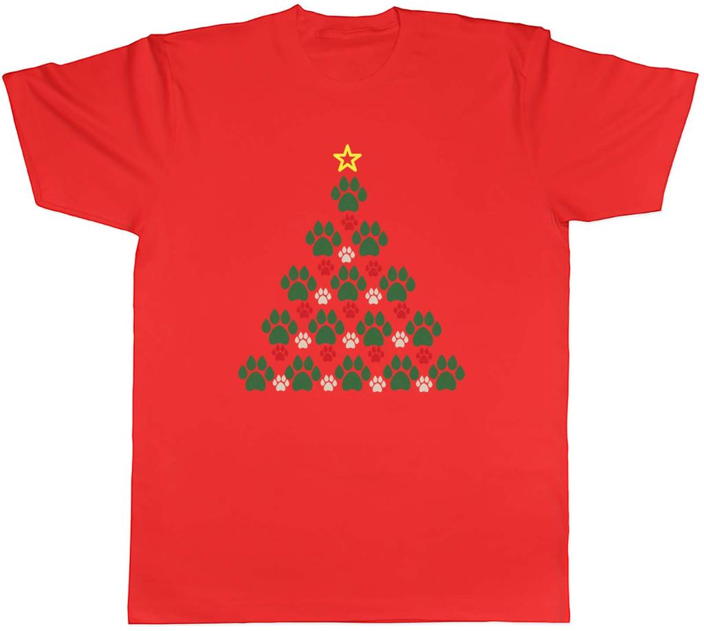 Chritmas Tree In Dog Paws Xmas Unisexs Unisex TShirt Tee Gift