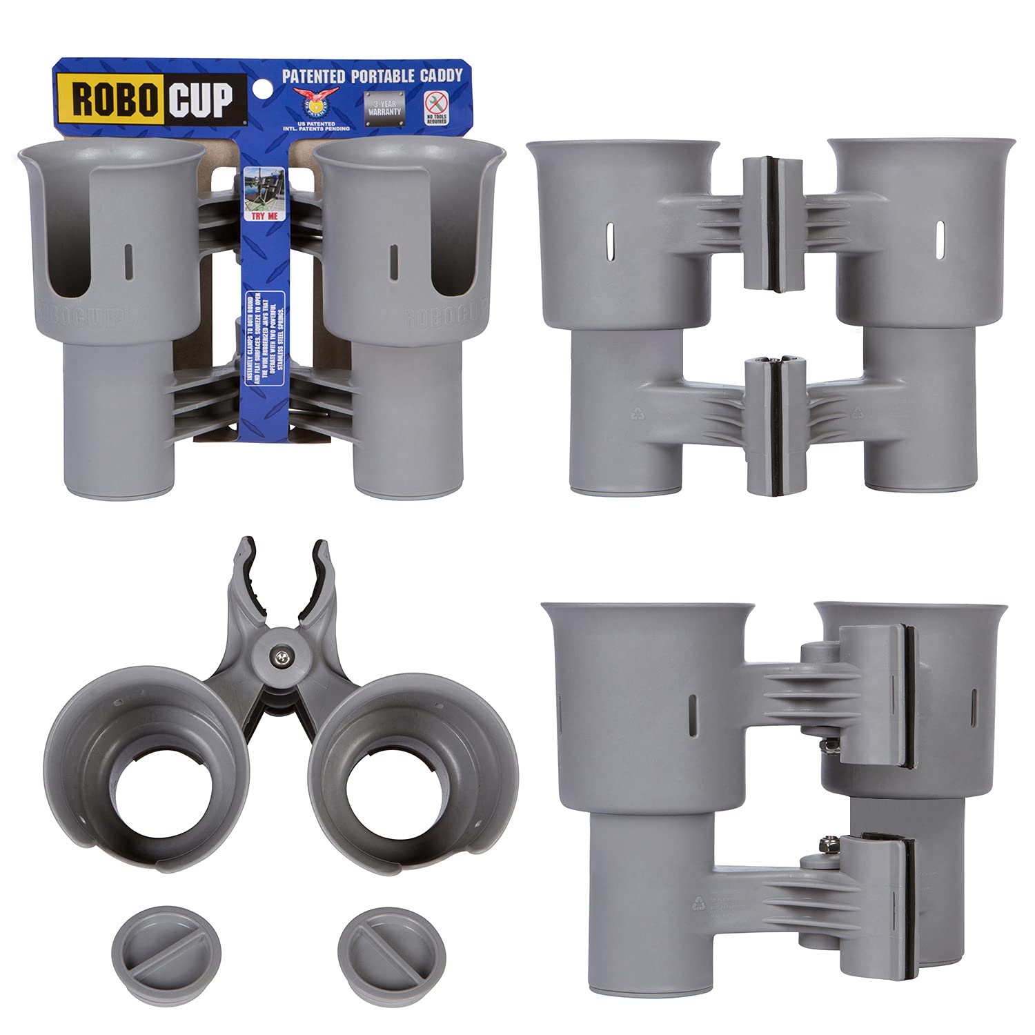 

TH Marine ROBO CUP Drink Holder ROBO CUP Gray TH-Marine