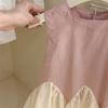 Girls Sleeveless Vest Princess Dress Summer Children Clothing Patchwork Fishtail Dress Soft Comfort Fashion Cute Sweet
