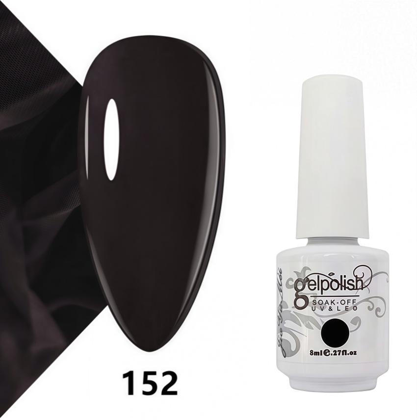 Amber Gel Polish Set: Gel Polish Manicure Kit with Whitening, Base Coat, and Sealer.