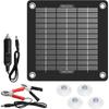 10W 12V Car Battery Maintainer, Solar Battery Charger, Portable Solar Maintenance Charger for Car, Motorcycle, Boat, Car