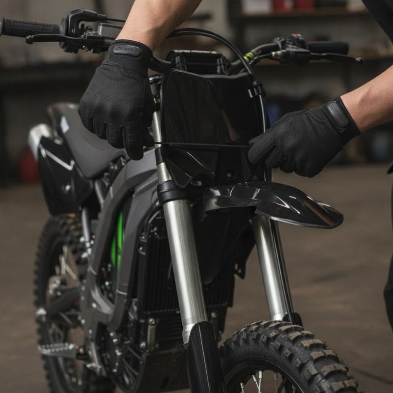 Electric Motorcycle Front Plate Weatherproof Dirt EBike Accessory Fit for Light Bee S X Talaria Sting Outdoor Riding