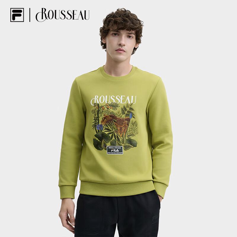 FILA x Rousseau Lay Zhang Co-branded Men s Knit Pullover Sweatshirt