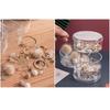Practical Multilayer Clear Rotating Jewelry Box Case for Storing Displaying 3/4/5Tier Rotating Jewelry Holder Organizer