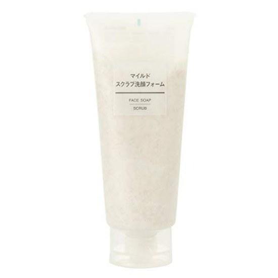 MUJI Mild Scrub Facial Cleansing Foam 200g
