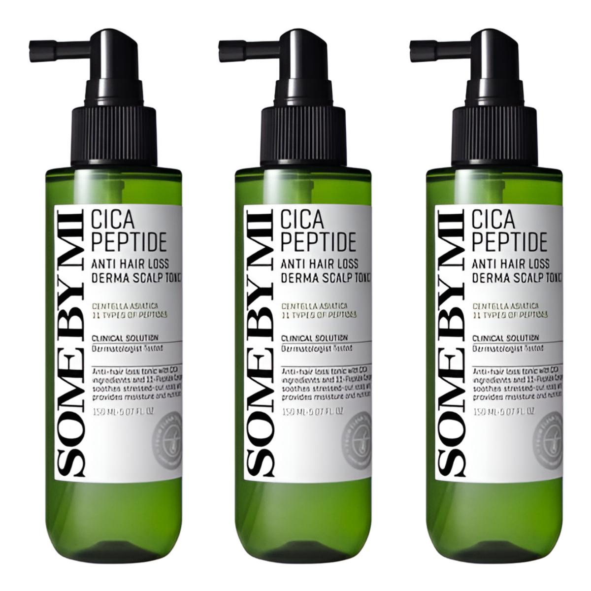 

[SOME BY MI] Cica Peptide Anti Hair Derma Scalp Tonic 150 мл. 150ml X 3PCS