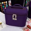 Women's Multi-layer Beauty Makeup Storage Bag - Large Capacity Handheld Organizer with Print Design