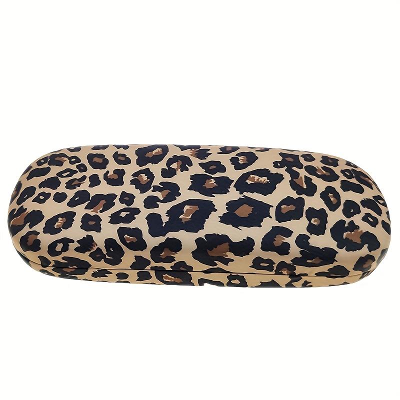 

Leopard print eyeglass case - Durable material, fashionable design eyeglass case accessory