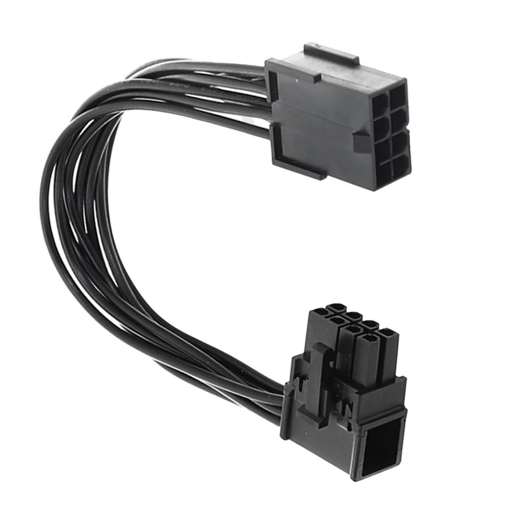 Kabel kolena grafické karty PCIE 8pin kabel, připojení grafické karty Levý a pravý ohyby Kabel šasi