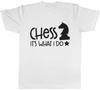Chess Its What I Do Unisexs Unisexs Ladies TShirt