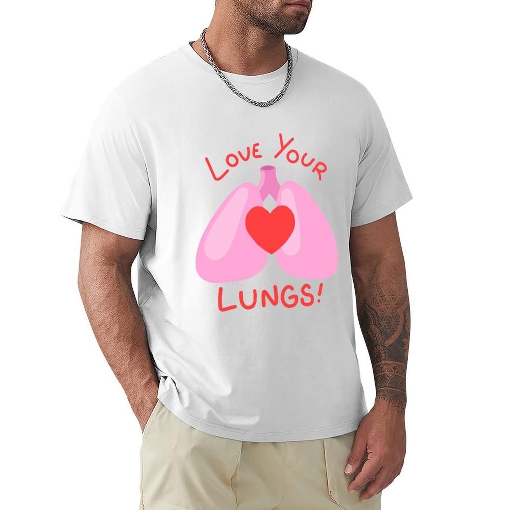Lung Health Awareness Tshirt Lightweight Hiking Tshirt