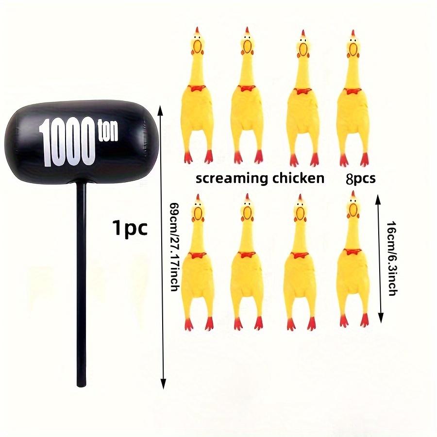 Кричащая курица Слепо бьющая Реквизит Командная игра Вечеринка Игровой реквизит Кричащая курица Слепая драка Комедийная игра