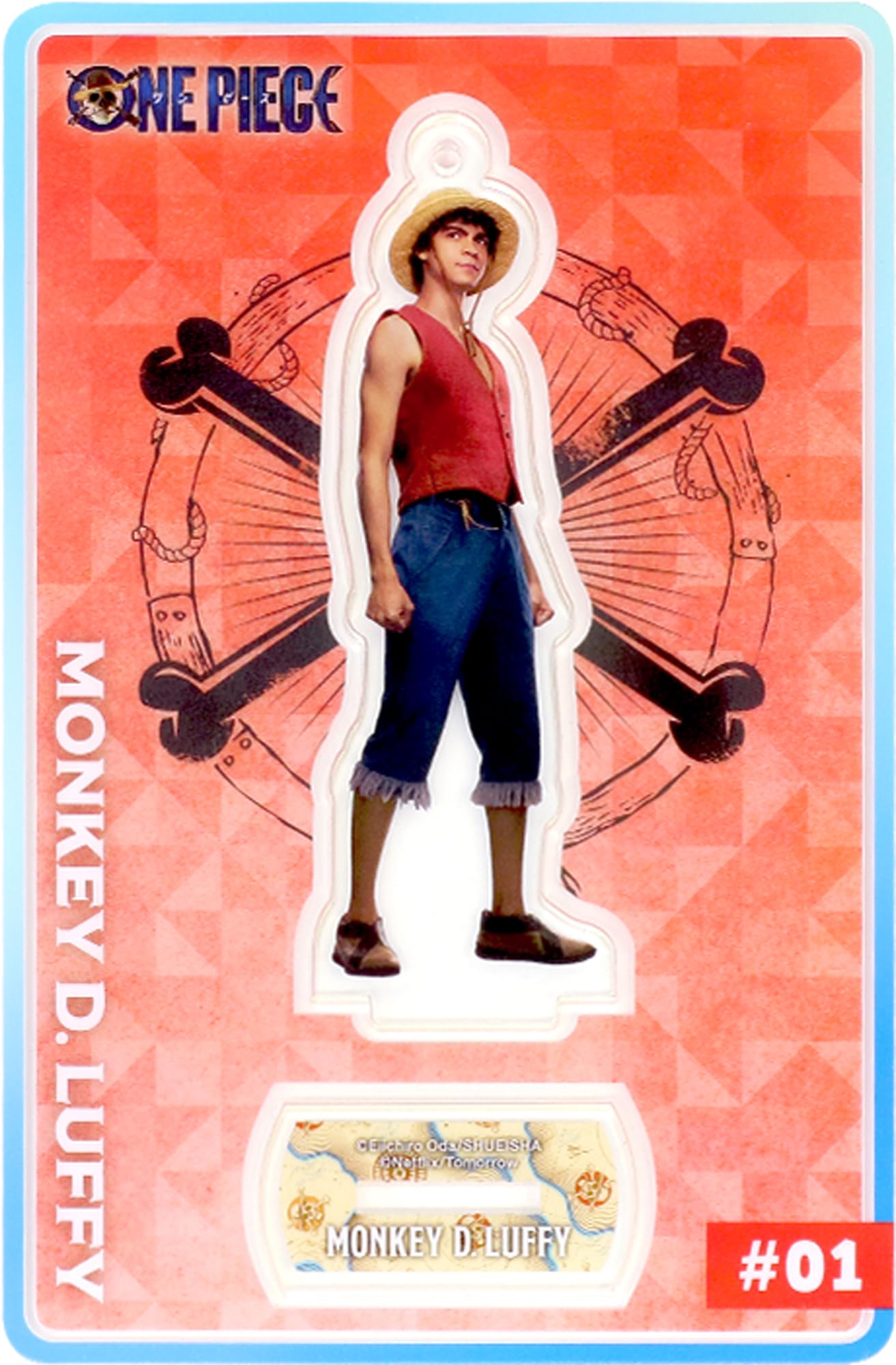 

Супер прозрачный ONE PIECE Monkey Luffy (Netflix) D. # 01