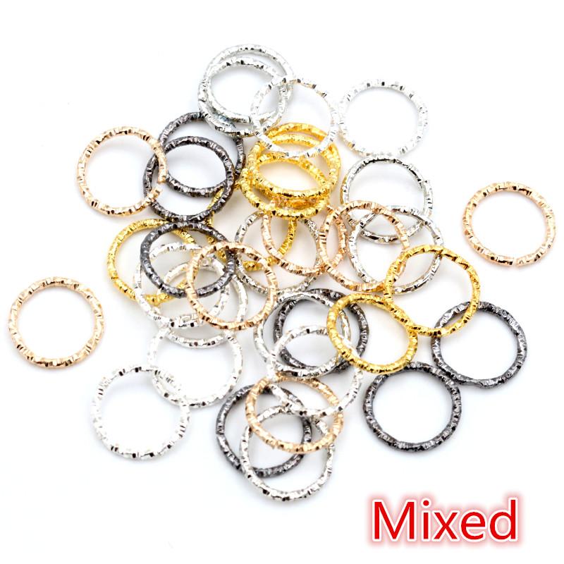 50-100 Stück/Los 8 10 15 18 20mm 5 Farben Biegeringe Runde Gedrehte Sprengringe Verbindungsstücke Für DIY Schmuckzubehör Herstellungsmaterialien