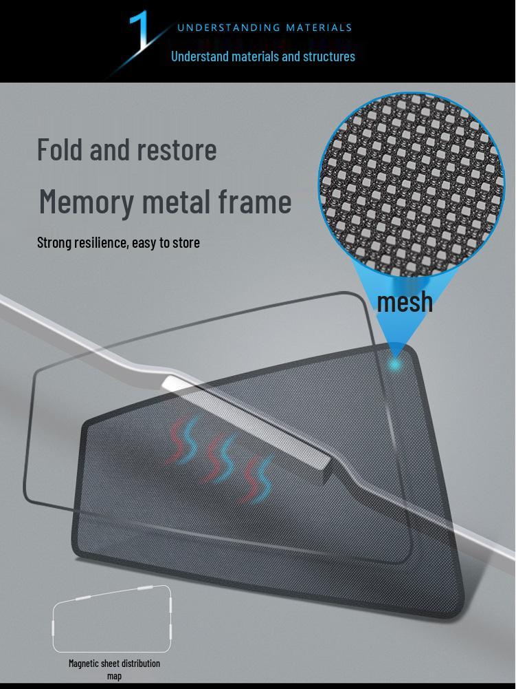Magnetic Sunshade Curtain for Toyota Wish: Heat Insulation and Sun Protection