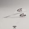 CONDOR Dart Flights Axe Oni Standard Long Mix Juan Rodriguez Model Clear Clear Red tdf7983