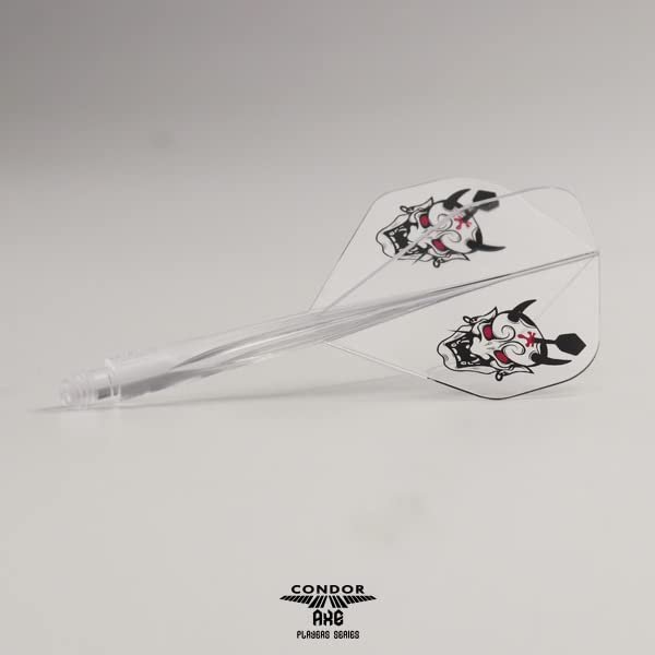 CONDOR Dart Flights Axe Oni Standard Long Mix Juan Rodriguez Model Clear Clear Red tdf7983