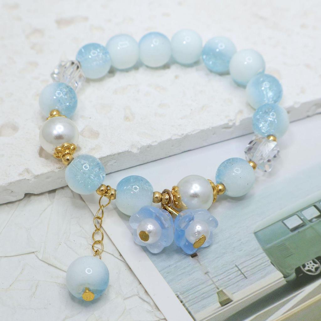 Mori Style Mermaid Crystal Bracelet – Versatile Niche Design for Women, Ideal for Students and Best Friends
