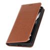Genuine Leather Phone Cover For Google Pixel 7a,Crazy Horse Texture Magnetic Anti-drop Phone Case with Stand Wallet