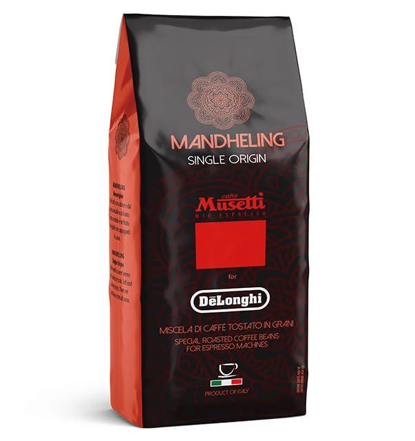 Musetti for De'Longhi Mandheling MB250-MD Musetti Whole Beans, 250g, 100% Arabica, for Espresso, Cappuccino, Latte, and Iced Coffee, Made in Italy