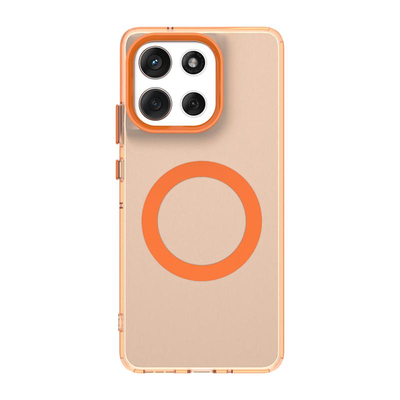 Transparent Case For Motorola Moto G86 Case Moto G86 G66j G56 Magnetic Adsorption Wireless Charge Back Cover For Moto G86 Case