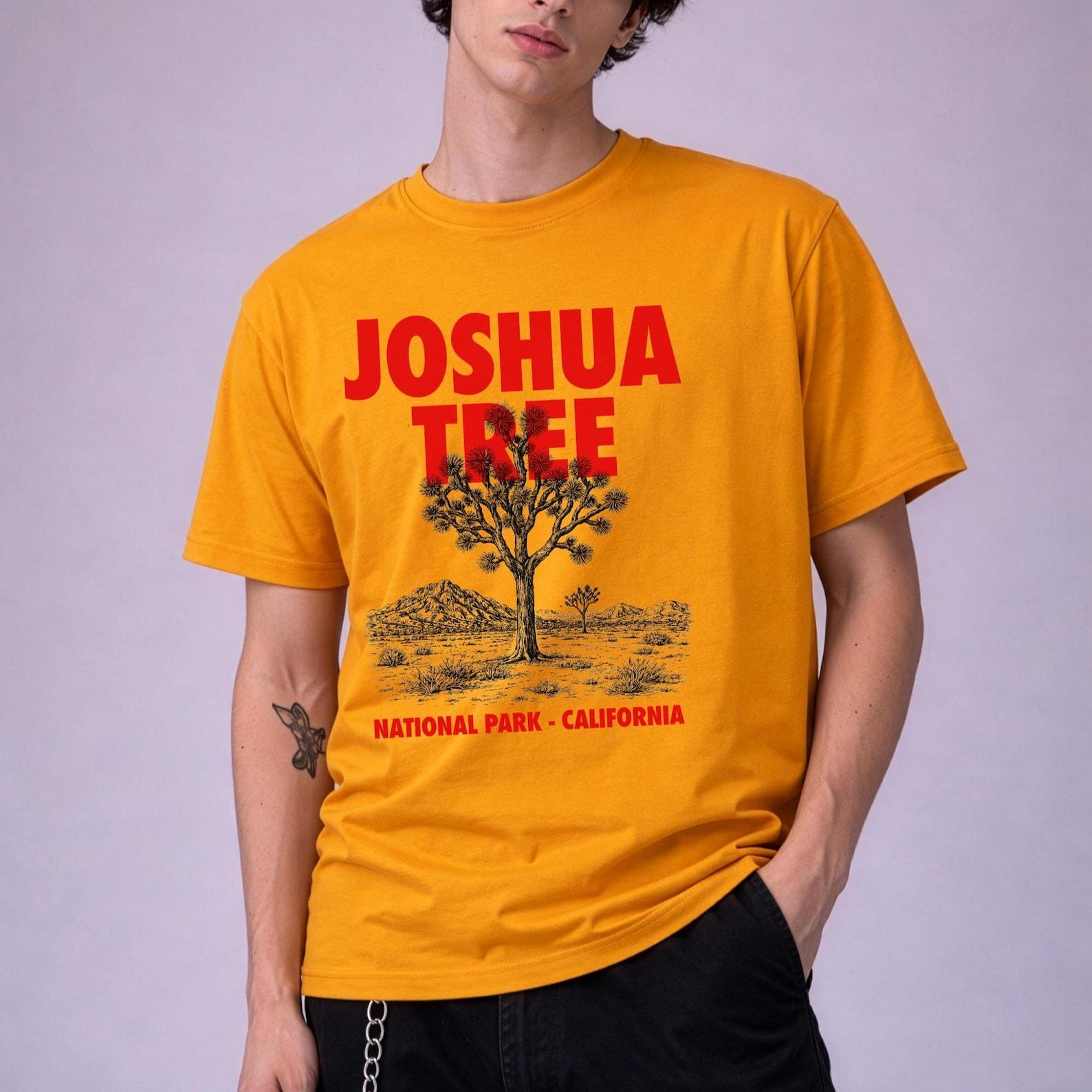 Joshua Tree National Park Retro Graphic T-Shirt 4XL
