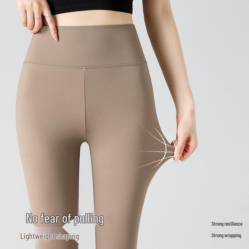 Women's High-Waist Tummy Control Shark Pants - Comfortable, Versatile, Hip-Lifting, Three-Quarter Base Layer for Summer 2026