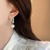 Unique Zircon Snake Pearl Earrings – Feminine, Stylish, and Versatile Design