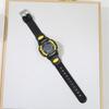 Kids Digital Watch Boys Girls Colorful Alarm Clock with Day Display 5.25 Yellow