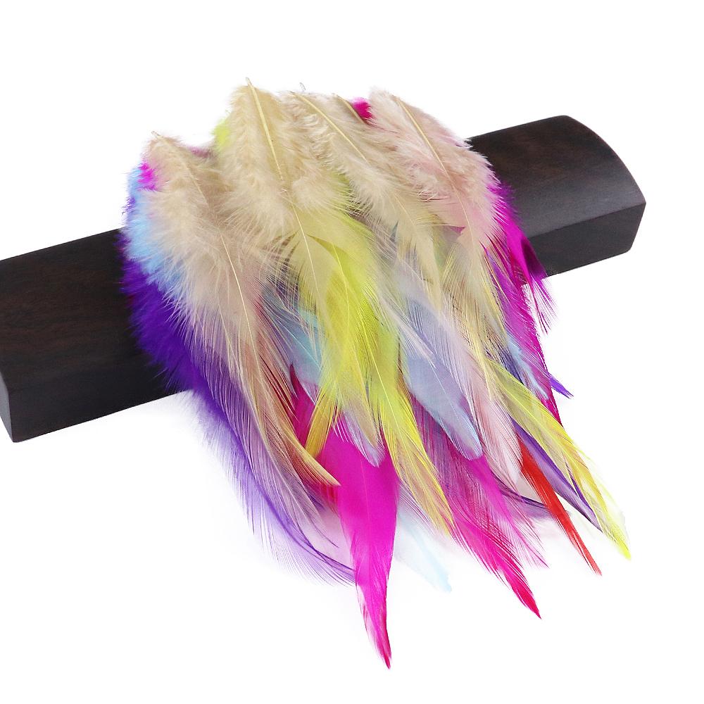 50Pcs  Natural Chicken Feather 4-6inch Beautiful Rooster Feathers for Jewelry Making Crafts Accessories Carnival Decoration