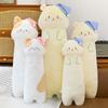 Plush Star Cat Long Animal Pillow With Sleepcap Design For Girls Sleep Relaxation Bedside Support