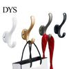 Coat Hook 1 Set Storage Multifunctional Waterproof Smooth Edge with Screws Solid Wall Color Space Saving Handbag Hat Household Supplies Bathroom