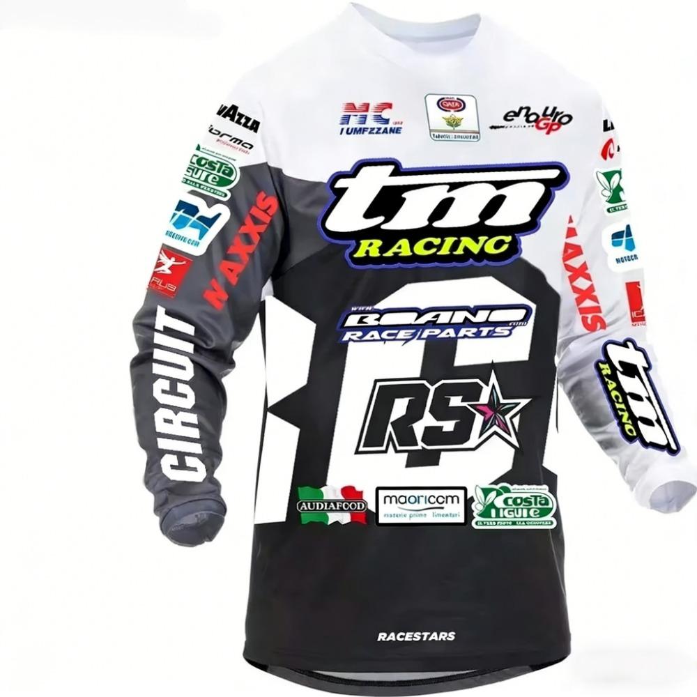 Мужская солнцезащитная одежда для мотокросса, спортивная одежда для гонок, с длинным рукавом, для эндуро на мотоцикле 5XL