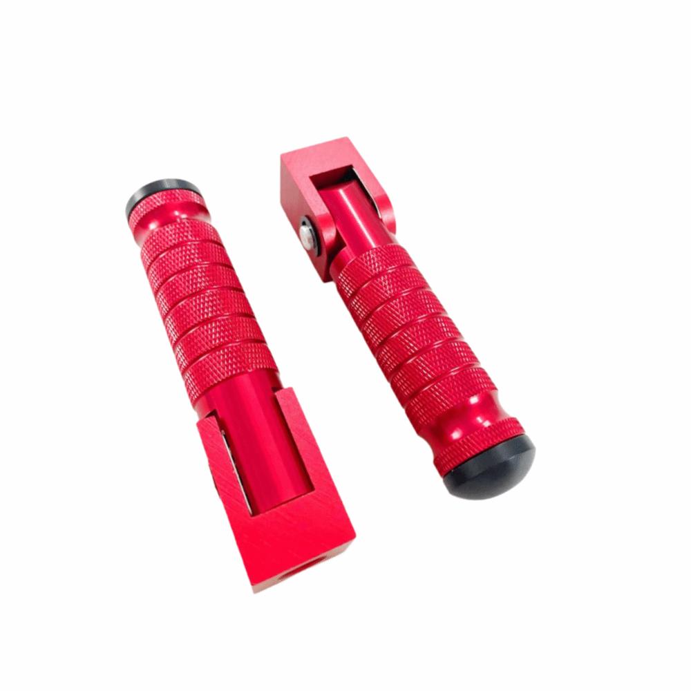 2pcs Aluminum Alloy Motorcycle Footrest CNC Machined Crash Bar Foot Pegs Crash Bar Mount